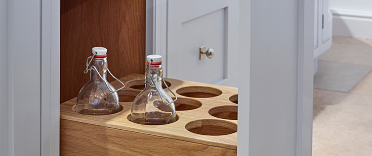 Glass Bottle Drawer
